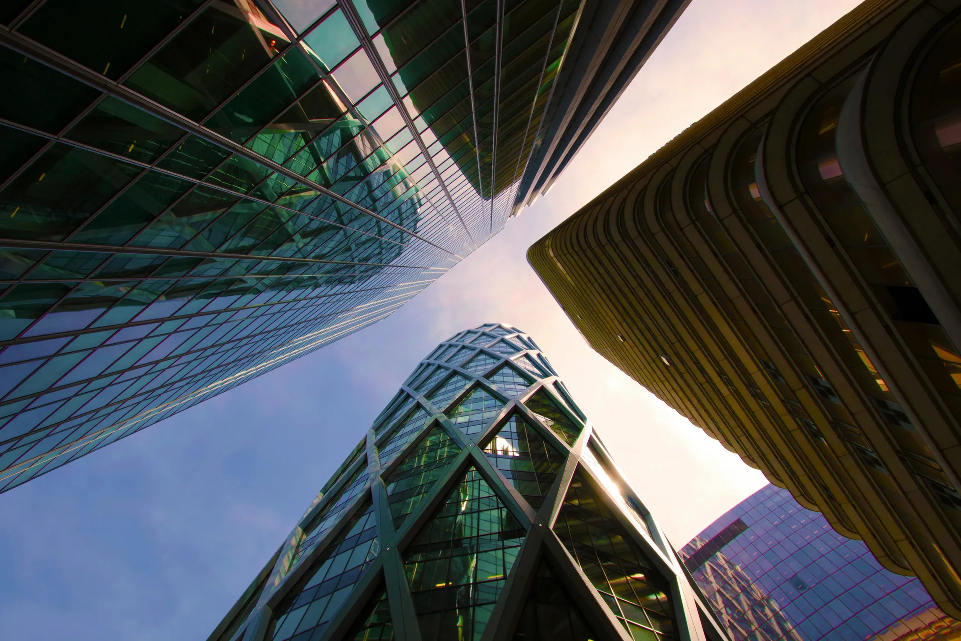 City of London financial district skyline City of London financial district skyline